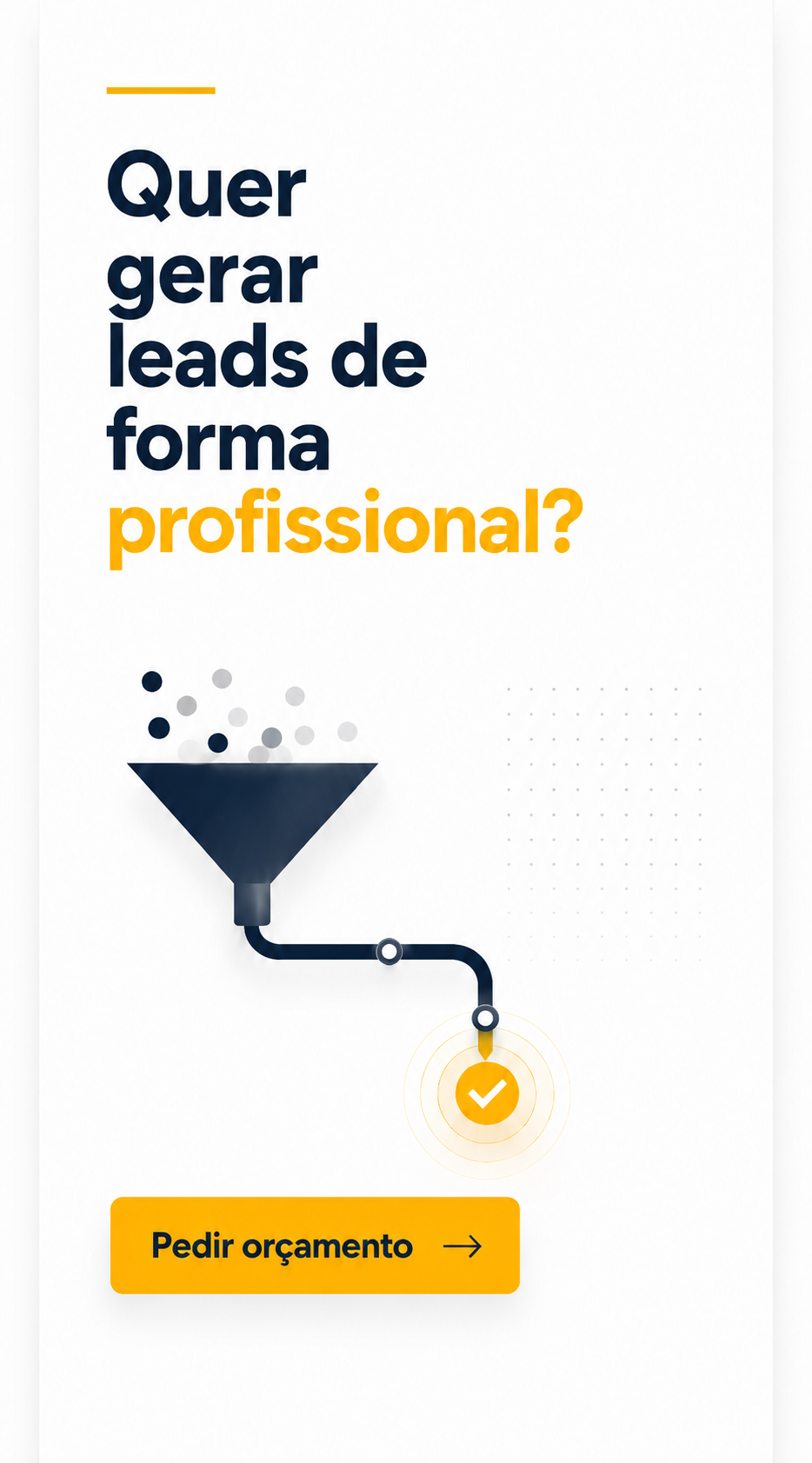 Orçamento de geração de leads